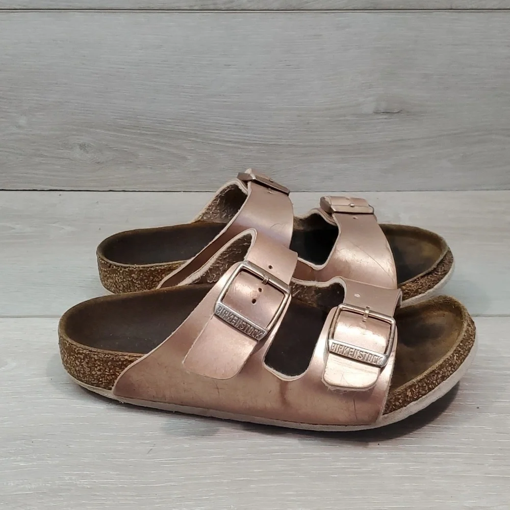 Birkenstock Kids Girls Arizona Rose Sandals Slides shoes sz 30/C12